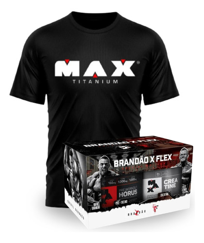 Promopack Brandão X Flex + Camiseta Dryfit Max Titanium