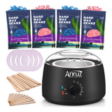 Anruz Kit De Depilacin Con Cera Para Mujeres Y Hombres, Para