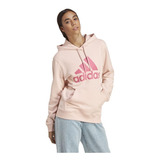 Moletom Feminino adidas Big Logo Com Bolso E Capuz Algodão