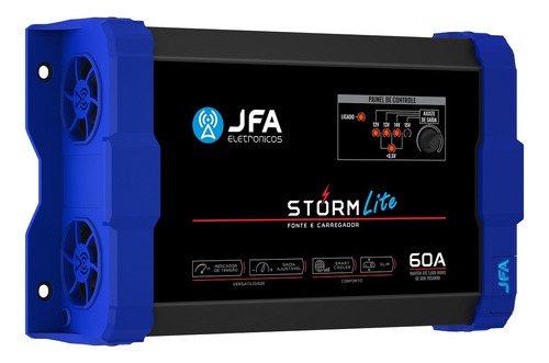 Fonte Automotiva Jfa Storm Lite 60a Bivolt Carregador