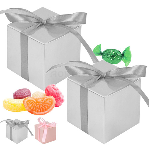 100 Cajitas Para Dulces,cajas Para Dulces Recuerdos Boda