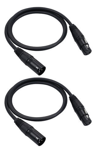 Cable De Audio Negro Dmx512 Cable De Señal Canon Cable