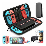 Funda De Transporte Para Nintendo Switch 9en1 Gris