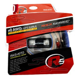 Kit De Cables Rock Series Ofc Calibre 0 Awg Uso Amplificador