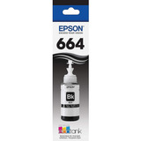 Epson T664120 Ecotank - Botella De Tinta Negra