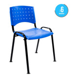 Silla Apilable Fija Plástica Oficina Reforzada Sala De Espera Consultorios  Pack X 6 Sale Garantía De Fabrica