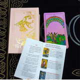 Tarot Gold Foil Pink Rider, Stoy Ya, Caja C/iman, Cartas Pvc