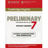 Cambridge Preliminary English Test 7 - St N/key - Grupo Edit