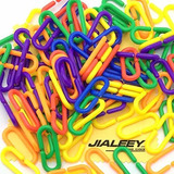 Jialeey 100 Pieza De Plástico C-clips Ganchos De Cadena Enla