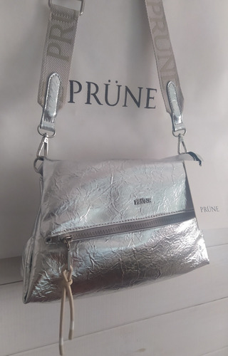 Bandolera Prune Plata