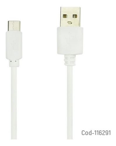 Cable Usb 2.0 Type-c De 3 Metros, Fast Charge Y Data 2000mm