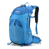 Mochila Sunrunner Stratos Liviana Montañismo Premium Color Azul Diseño De La Tela Liso