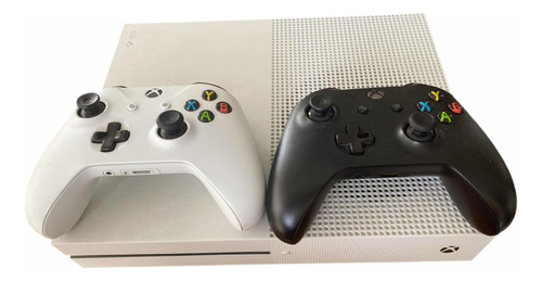 Xbox One S Com 2 Controles Originais E 16 Jogos