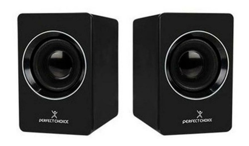 Bocinas Estereo 2.0 Mosso Perfect Choice Negro Pc-112914