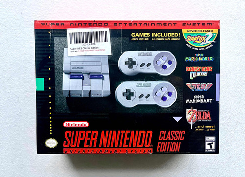 Súper Nintendo Entertainment System Classic Edition Consola