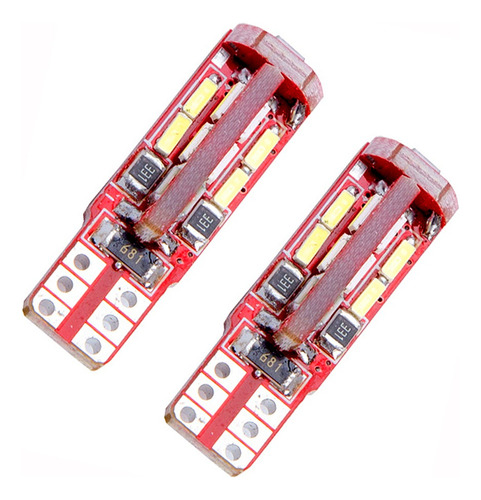 Kit Lamparas Led T10 19 Smd 12v 6000k Can Bus Luz Posicion