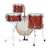 Bateria Pearl Midtown Series 4 Cuerpos Orange Crash S-fierro