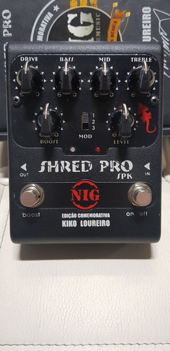 Pedal Nig Shared Pro Kiko Loureiro - Super Conservado!!!!