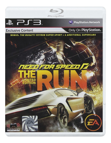 Jogo Ps3 Need For Speed: The Run Limited Editionfísico