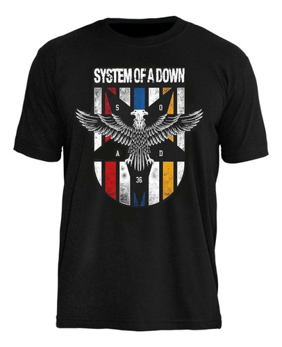 Camiseta System Of A Down - Eagle - Original Oficina Rock