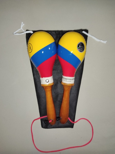 Maraca Salsera 30cm Colombia, Incluye Estuche Tipo Tula