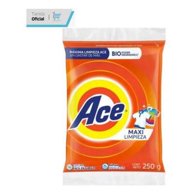 Detergente Jabon Ropa En Polvo Ace Regular 250grs | MercadoLibre