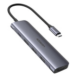 Adaptador Hub 5 Em 1 Ugreen Usb-c Para 3 Usb 3.0 + Hdmi + Usb-c Pd