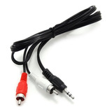 Cable Auxiliar De Audio Rca A Estereo Plug 3.5mm. 1.5mts