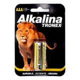 Tira 10 Baterias Pilas Tronex Aaa Alkalina 1.5v Icontec