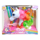 Unicornio Juliana Peluqueria Peinar Rainbow New 052 Bigshop