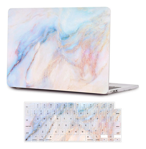 Funda Arts Para Macbook Air 15 M2 Chip, Mármol Azul