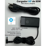 Cargador Hp Original Punta Azul 65w Smart Ac Adapter 19.5v