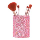 Bling Sequins Makeup Brush Holder, Cute Glitter Vanity Decor