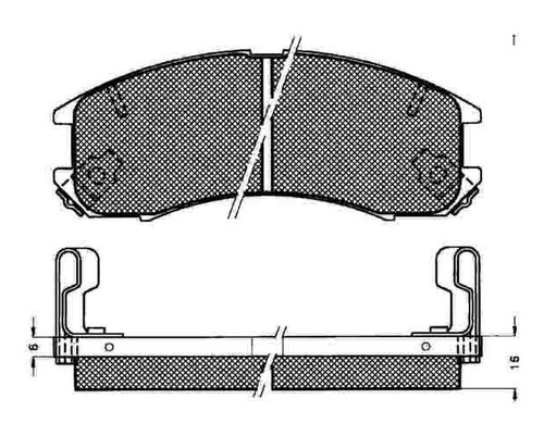 Pastillas Freno Para Ford Probe 2.2 - 3.8 I 89/93 Delantera Foto 2