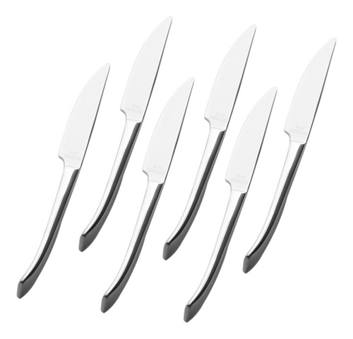 Volf Vechio Cuchillo Asado Set X6 Cubiertos Acero Inoxidable