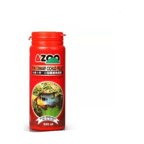 Alimento Peces Tropicales Azoo 9 In 1 Ciclidos Enanos 330ml 