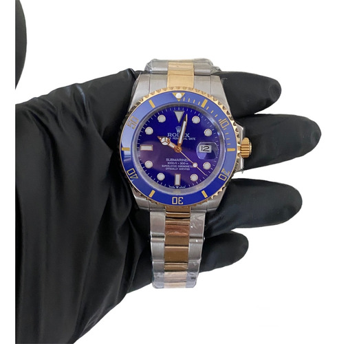 Compatible Con: Reloj Rolex Submariner Azul Bitono 41mm