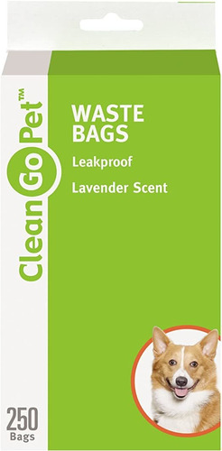 Clean Go Pet Lavanda Olor Perrito Bolsas De Desechos, Quick-