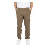 Pantalon Hombre Cargo Gabardina Elastizada Olegario