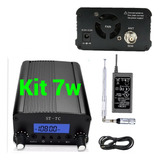 Transmissor Pra Rádio Fm  7w Kit Estéreo  Completo  