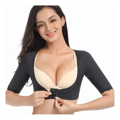 Mujeres Brazo Shaper Compresión Postura Shaper Tops .