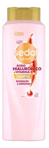 Shampoo Sedal Care+ Sedal Ácido Hialurónico Y Vitamina C En Botella De 620ml Por 1 Unidad