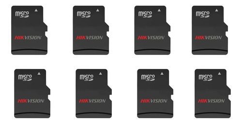 Kit Com 8 Cartão Micro Sd 128gb Hikvision C1 Hs-tf-c1