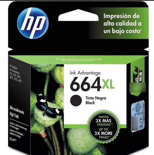 Tinta Hp 664xl Negra