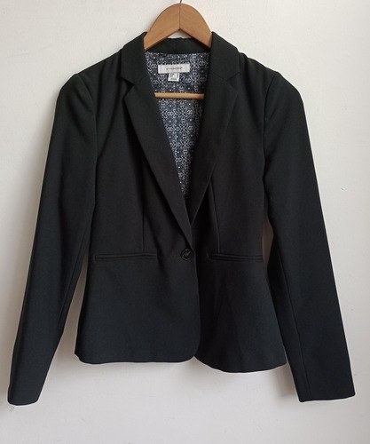 Blazer Atmosphere Talle S Negro Saco Elegante