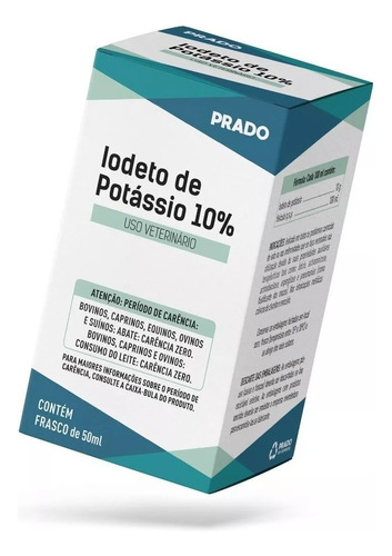 Iodeto De Potássio 10%  50 Ml