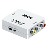 Mini Adaptador Conversor De Hdmi Para Rca Video Composto Av 