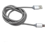 Cable Usb Tipo C 1.2 Metro 2.4a Mallado Metal 