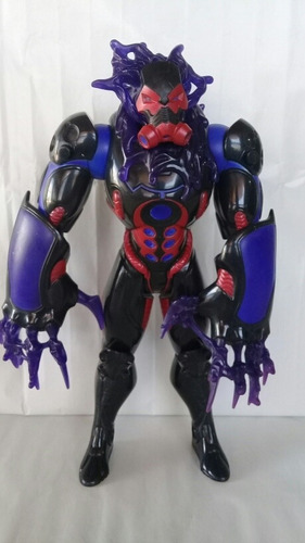 Max Steel Toxzon Morado Garras Spider Hombros Con Acción 