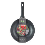 Sarten Wok Nativa 28 Cm,  Negro Metaltex